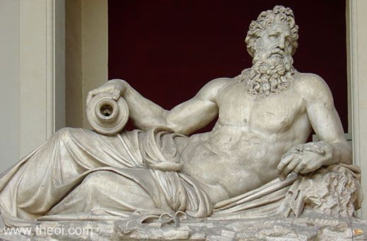 River-God Tiber | Greco-Roman marble statue | Pio-Clementino Museum, Vatican Museums