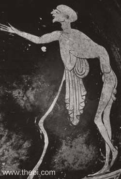 Geras | Athenian red-figure pelike C5th B.C. | Museo Nazionale Etrusco di Villa Giulia, Rome