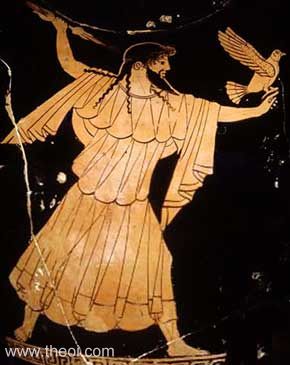 Zeus, king of the gods | Athenian red figure amphora C5th B.C. | Musée du Louvre, Paris