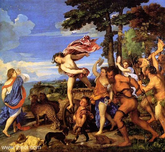Bacchus & Ariadne by Titian