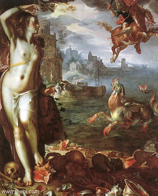 Perseus & Andromeda by Joachim Wtewael