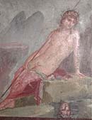 Narcissus | Roman fresco from Pompeii