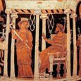 Hades & Persephone | Greek vase painting