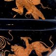 Bellerophon, Pegasus  & the Chimera | Greek vase painting