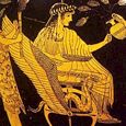 Persephone, Demeter & Triptolemus | Greek vase painting