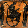 Persephone, Demeter & Triptolemus | Greek vase painting