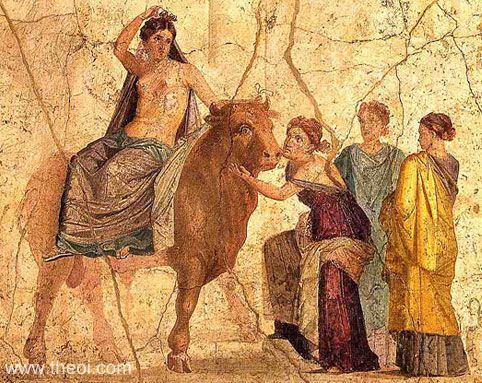 Europa & Bull | Greco-Roman fresco
