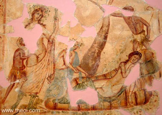 Dionysus & Ariadne | Greco-Roman fresco