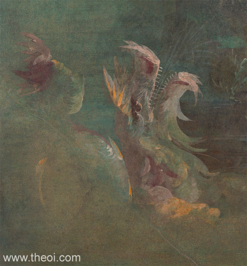 Ethiopian Sea-Monster | Greco-Roman fresco