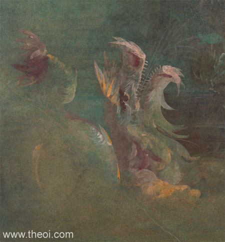 Ethiopian Sea-Dragon | Roman fresco from the Imperial Villa at Boscotrecase C1st B.C. | Metropolitan Museum of Art