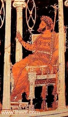 Hades | Apulian red figure vase painting