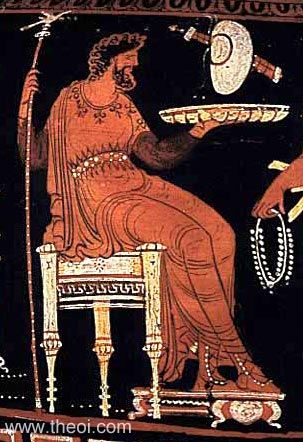 Hades | Apulian red figure vase painting