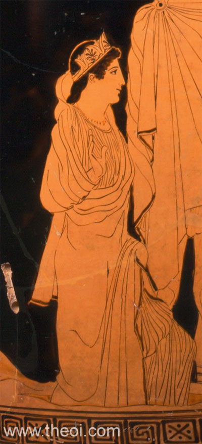 Persephone | Attic red figure vase painting