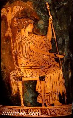 Hera | Attic red figure vase painting