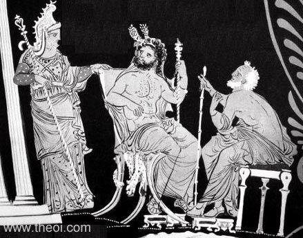 Judges of the Dead | Apulian red figure vase painting