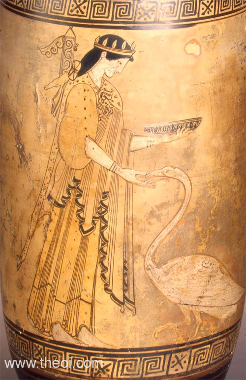 Artemis | Attic red figure vase painting