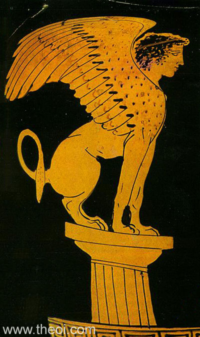 SPHINX - Woman-Headed Lion of Greek Mythology