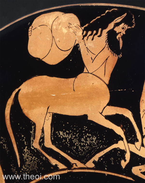 Arcadian Centaur | Athenian-red figure kylix C6th B.C. | British Museum, London