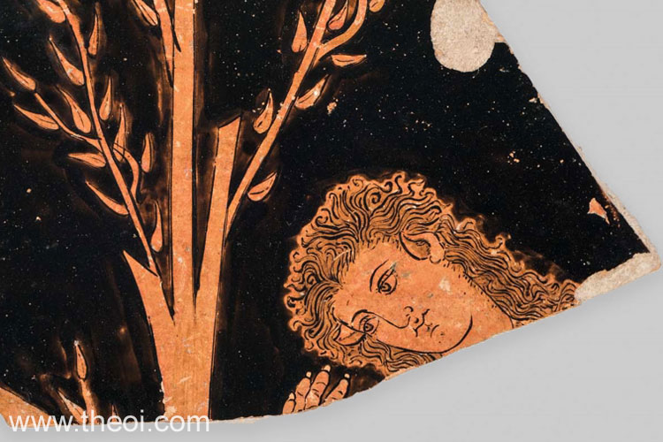 Centauress or Callisto | Apulian red figure vase painting
