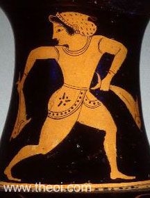 Nereid Nymph | Attic red figure vase painting