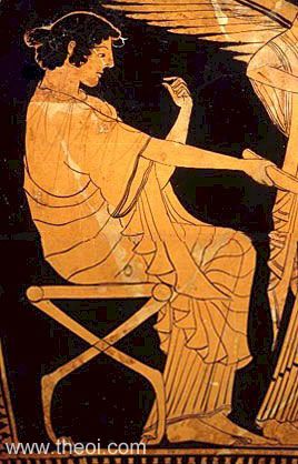 Amphitrite | Athenian red-figure stamnos C5th B.C. | Toledo Museum of Art