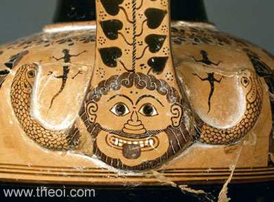 Gorgoneion | Attic black figure vase painting