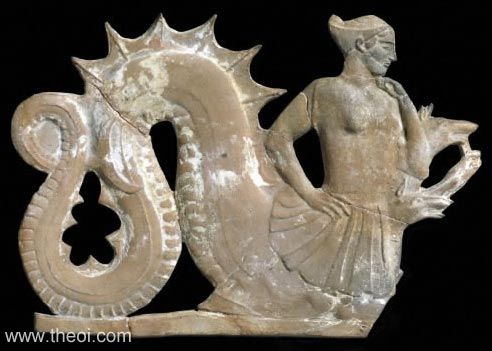 Scylla | Greek bas-relief from Melos C5th B.C. | British Museum, London