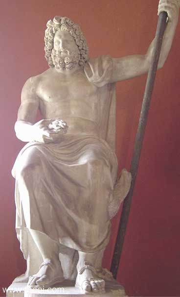 Zeus Jupiter Verospi | Greco-Roman marble statue | Pio-Clementino Museum, Vatican Museums