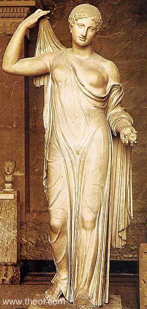 Aphrodite Venus Genetrix | Greco-Roman marble statue from Fréjus C2nd A.D. | Musée du Louvre, Paris