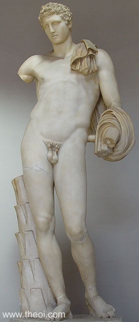 Hermes Belvedere | Greco-Roman marble statue C1st A.D. | Pio-Clementino Museum, Vatican Museums