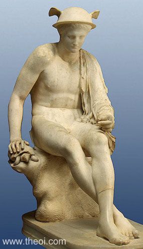Hermes-Mercury | Greco-Roman marble statue C1st A.D. | State Hermitage Museum, Saint Petersburg