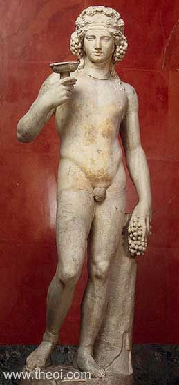 statue of dionysus