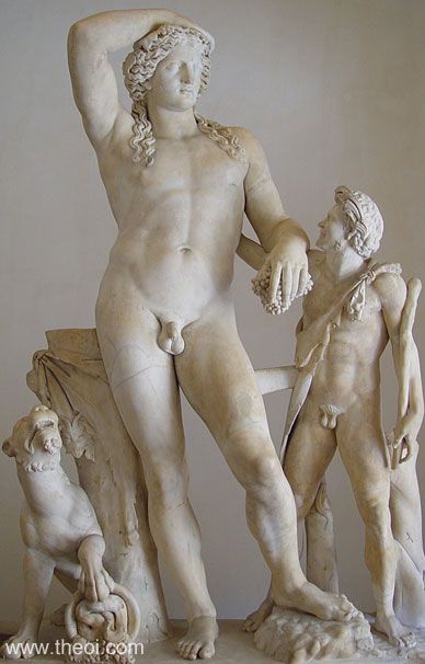 Dionysus-Bacchus | Greco-Roman marble statue | Palazzo Altemps National Roman Museum, Rome