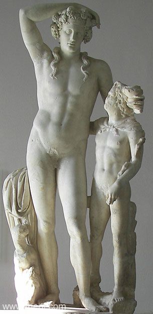 Dionysus-Bacchus | Greco-Roman marble statue | Pergamonmuseum, Berlin
