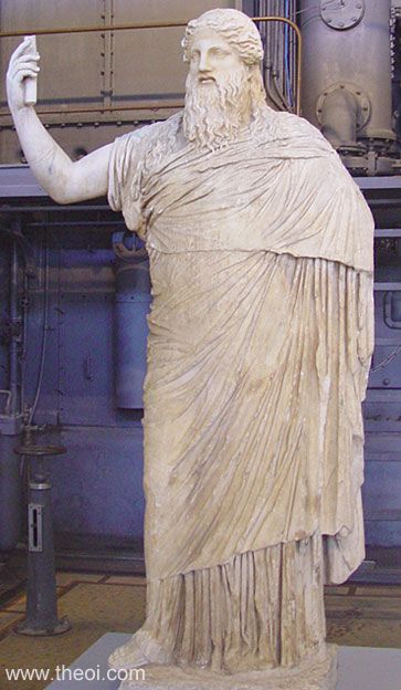 statue of dionysus