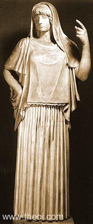 Hestia Giustiniani | Greco-Roman marble statue | Villa Albani Museum, Rome