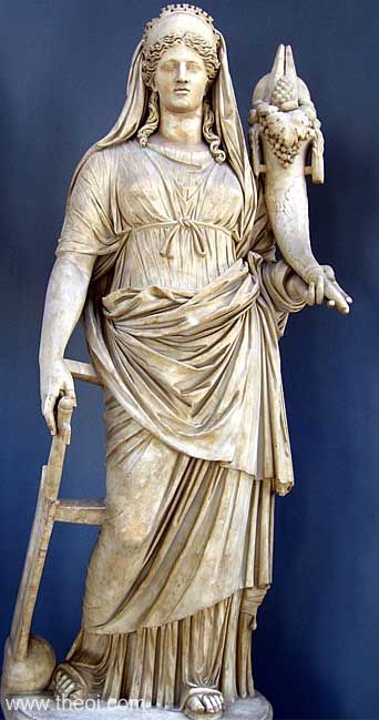 Tyche | Greco-Roman marble statue | Pio-Clementino Museum, Vatican Museums