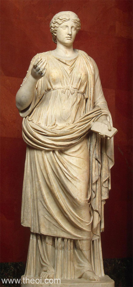 Muse Calliope | Greco-Roman marble statue C2nd A.D. | State Hermitage Museum, Saint Petersburg