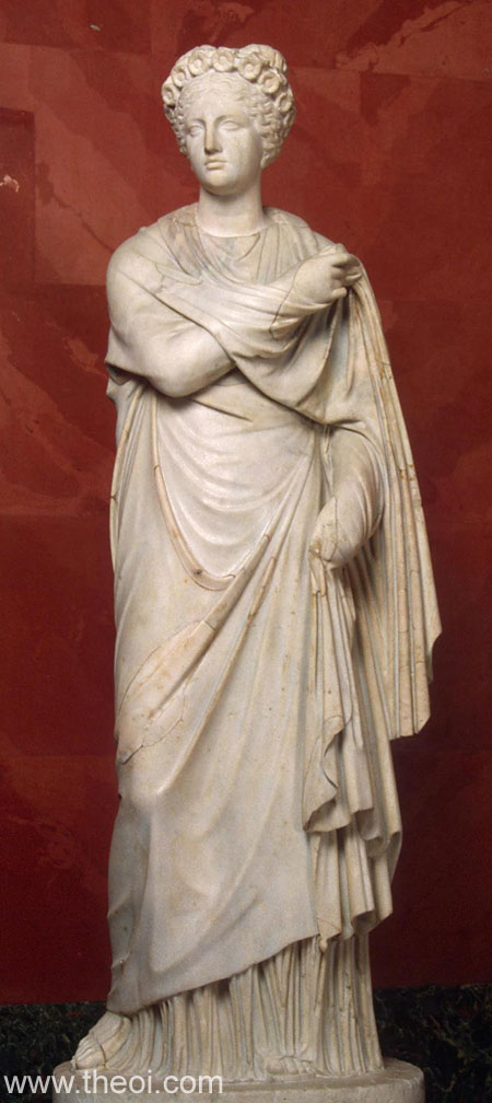 Muse Polyhymnia | Greco-Roman marble statue C2nd A.D. | State Hermitage Museum, Saint Petersburg