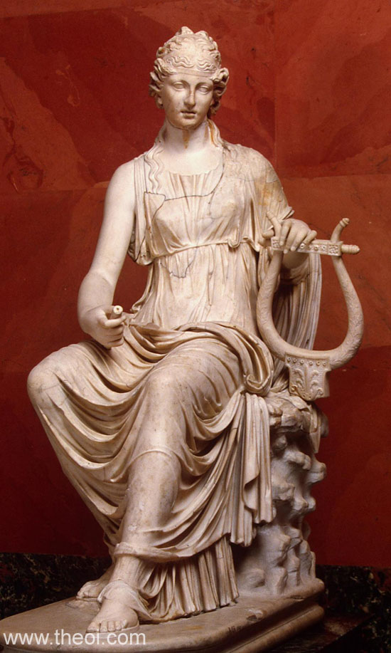 Muse Terpsichore | Greco-Roman marble statue C2nd A.D. | State Hermitage Museum, Saint Petersburg