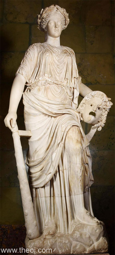 Muse Melpomene | Greco-Roman marble statue C2nd A.D. | State Hermitage Museum, Saint Petersburg