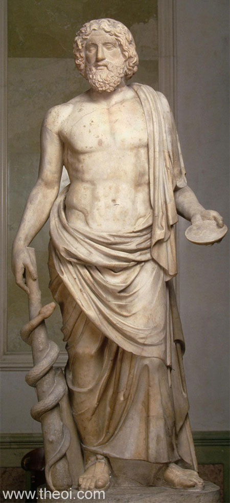 Asclepius | Greco-Roman marble statue C1st-2nd A.D. | State Hermitage Museum, Saint Petersburg