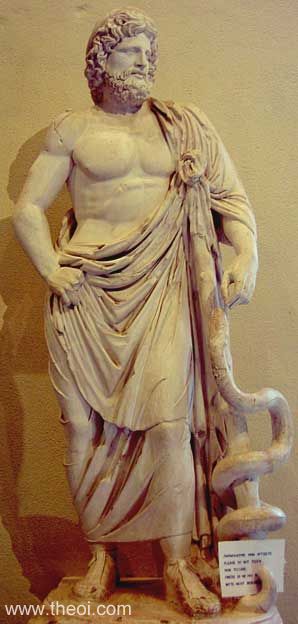 Asclepius | Greco-Roman marble statue | National Archaeological Museum, Athens