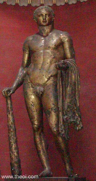 Heracles Hercules Fulgor | Greco-Roman bronze statue | Pio-Clementino Museum, Vatican Museums