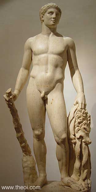 Heracles-Hercules | Greco-Roman marble statue | Museo del Prado, Madrid