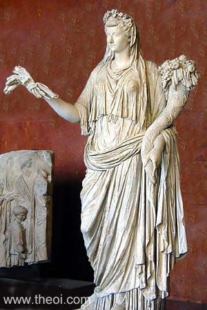 Demeter-Ceres | Greco-Roman marble statue | State Hermitage Museum, Saint Petersburg