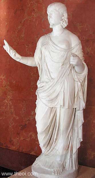 Demeter-Ceres | Greco-Roman marble statue C3rd A.D. | Musée du Louvre, Paris