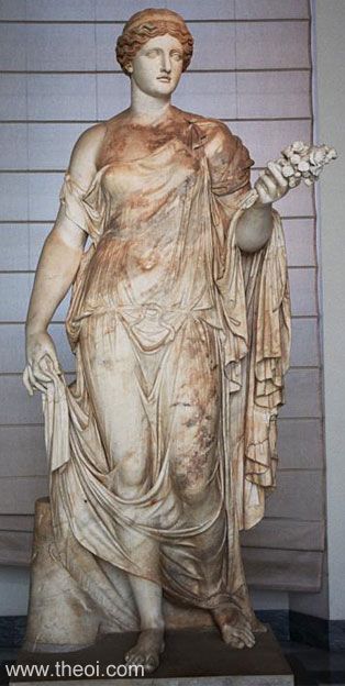 Demeter-Ceres Flora Maggiore | Greco-Roman marble statue | Naples National Archaeological Museum
