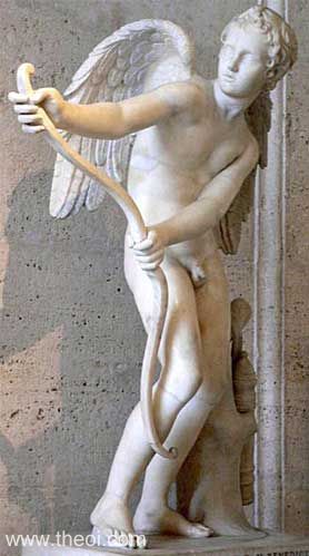 Eros-Cupid | Greco-Roman marble statue | Capitoline Museums, Rome