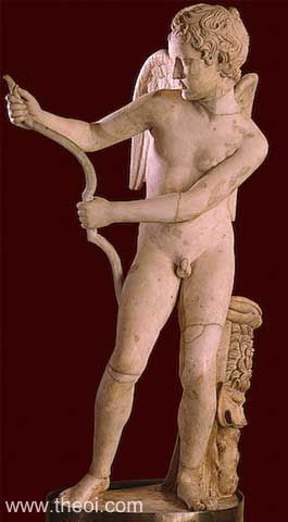 Eros-Cupid | Greco-Roman marble statue C1st B.C. | State Hermitage Museum, Saint Petersburg